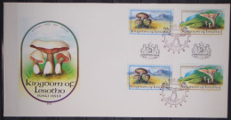 Paare Lesotho 413-414 Mit ZS Gestempelt Als FDC / Pilze #GC128 - Lesotho (1966-...)