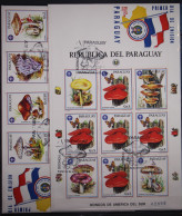 Paraguay 3950-3956 Und Block 3956 Postfrisch Als FDC / Pilze #GC279 - Paraguay