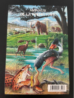 Bloc Timbres Feuillet émis En 2008 - Faune - Animaux De La Préhistoire - Collectors