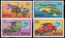 Mongolie 1974. ~ YT 763/66 - Centenaire U.P.U. - Transports Postaux - Mongolia