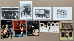 (9 X) Thème: THE ROLLING STONES - 15 X 10 Cm. (REPRO PHOTO ! - Zie Beschrijving - Voir Description - See Description) ! - Personalidades Famosas