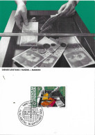 LIECHTENSTEIN. MAXICARD FIRST DAY. OCCUPATIONS: BANKING AND TRADING. 1984 - Maximumkaarten