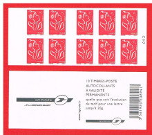 FRANCE - 2006 - CARNET N° 3744-C8 - NEUF** NON PLIE -  Marianne De LAMOUCHE - TVP - Y&T - COTE : 29,00 Euros - Sonstige & Ohne Zuordnung