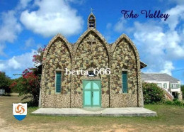 Anguilla The Valley Church View New Postcard - Islas Vírgenes Británicas