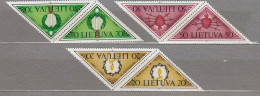 LITHUANIA 1991 History MNH(*) Mi 477-479 Pair # Lt796 - Litauen