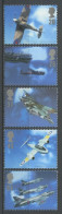 Gd BRETAGNE 1997  N° 1967/1971 ** Neufs MNH  Superbes C 10 € Avions Planes Spitfire Mitchell Lancaster Hawker Hunter - Ongebruikt