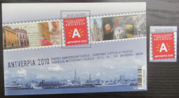 4029 En BL181 'Antverpia 2010' - Postfris ** - Face Value: 8,58 Euro - Ungebraucht