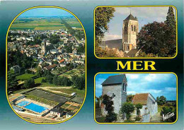 41 - Mer - Multivues - Vue Générale Aérienne - L'église Saint-Hilaire - L'église D'Aulnay - Carte Neuve - CPM - Voir Sca - Mer