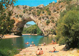 07 - Ardèche - Gorges De L'Ardèche - Le Pont D'Arc - Scènes De Plage - Carte Neuve - CPM - Voir Scans Recto-Verso - Vallon Pont D'Arc