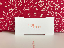 Hermès - Terre D'Hermès - Carte Recto-verso - Modernes (à Partir De 1961)