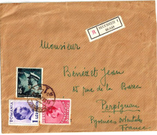 BUCURESTI, Lettre Recommandée Pour La France 1938 - Storia Postale