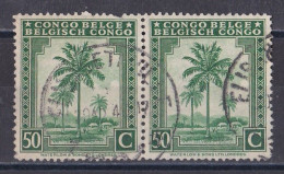 Congo Belge N°  254 Paire Oblitéré - Used Stamps