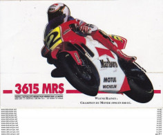 MOTO  Autocollant  Wayne RAINEY Champion Du Monde 1990 En 800cc . ..C281 - Sonstige & Ohne Zuordnung