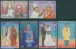 Bangladesh 1995 Costumes 6v, Mint NH, Various - Costumes - Costumes