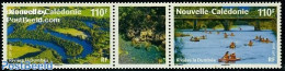 New Caledonia 2010 La Dumbea River 2v+tab [:T:], Mint NH, Transport - Ships And Boats - Bridges And Tunnels - Unused Stamps