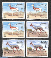 Qatar 1996 Gazelles 6v , Mint NH, Nature - Animals (others & Mixed) - Qatar
