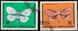 Mongolie 1977. ~ YT 926 + 927 - Papillons - Mongolie