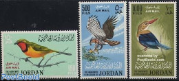 Jordan 1964 Birds 3v, Mint NH, Nature - Birds - Kingfishers - Jordanien