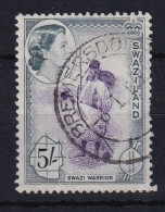 Swaziland: 1956   QE II - Pictorial   SG62   5/-    Used - Swaziland (...-1967)