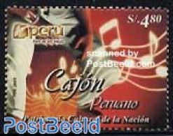 Peru 2003 Cajon Peruano 1v, Mint NH, Performance Art - Music - Music