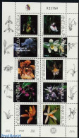 Venezuela 1997 Orchids 10v M/s, Mint NH, Nature - Flowers & Plants - Orchids - Venezuela