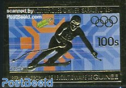 Guinea, Republic 1983 Olympic Winter Games 1v Imperforated, Mint NH, Sport - Transport - Olympic Winter Games - Skiing.. - Sci