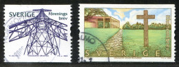 Réf 77 < SUEDE Année 2005 < Yvert N° 2481 à 2482 Ø Used < SWEDEN - Station Radio Et Cimetière - Used Stamps