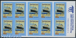 Australia 2004 Bon Voyage Booklet, Mint NH, Transport - Stamp Booklets - Ships And Boats - Unused Stamps