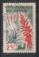 COTE DES SOMALIS - 1966 - N°YT. 327 - Fleurs 25f - Oblitéré / Used - Used Stamps