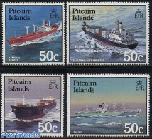 Pitcairn Islands 1987 Ships 4v, Mint NH, Transport - Ships And Boats - Barcos