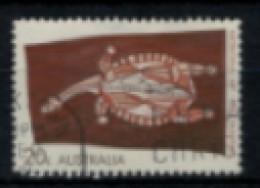 Australie - "Art Aborigène : Anatomie D'une Tortue Peinte Sur écorce" - Oblitéré N° 443 De 1971 - Used Stamps