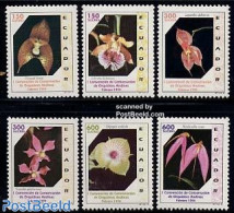 Ecuador 1994 Orchids 6v, Mint NH, Nature - Flowers & Plants - Orchids - Ecuador