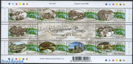 Singapore 2000 A Century On Singapore River 10v M/s, Mint NH, Transport - Ships And Boats - Barcos