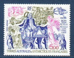 TAAF, **,  Yv PA 107, Mi 256, SG 256, Bicentenaire De La Révolution Française, - Airmail