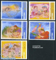 Greece 2008 Fairy Tales 5v, Mint NH, Transport - Ships And Boats - Art - Fairytales - Unused Stamps
