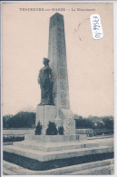 VENDEUVRE-SUR-BARSE- LE MONUMENT - Andere & Zonder Classificatie