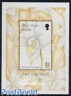 Virgin Islands 1997 Orchids S/s, Mint NH, Nature - Flowers & Plants - Orchids - British Virgin Islands