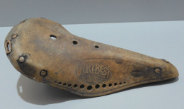 -ANCIENNE SELLE EN CUIR DE VELO VERYBEST Fab. Française COLLECTION VELO ANCIEN  E - Cycling