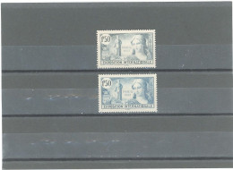 VARIÉTÉS -N°336 N**- NUANCE GRIS VERT - - Unused Stamps