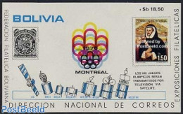 Bolivia 1976 Montreal 76 S/s, Mint NH, Religion - Sport - Transport - Religion - Olympic Games - Space Exploration - Bolivia