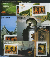 Guyana 1989 Barcelona Olympics 6 S/s, Mint NH, Sport - Olympic Games - Art - Ceramics - Porselein