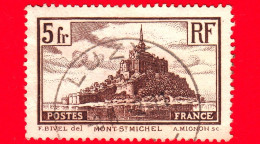 FRANCIA - Usato - 1929 - Turismo - Mont Saint Michel - 5 - Gebraucht