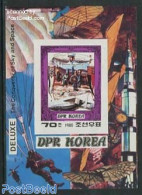 Korea, North 1980 Air Pioneers S/s Imperforated, Mint NH, Transport - Zeppelins - Zeppelin