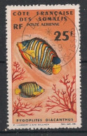 COTE DES SOMALIS - 1966 - Poste Aérienne PA N°YT. 50 - Poisson 25f - Oblitéré / Used - Usados