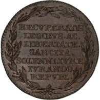 États Belgiques Unis, Jeton, Retour De La Liberté, 1790, Bronze, SPL, F:14171 - Other & Unclassified