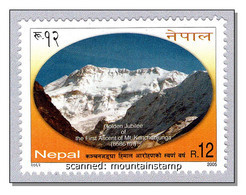 Nepal 2005 Mountains Berge Golden Jubilee First Ascent Mt. Kangchenjunga 8586m MNH ** - Nepal