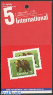 Canada 1989 Wildlife Booklet, Mint NH, Nature - Animals (others & Mixed) - Bears - Stamp Booklets - Unused Stamps