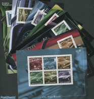 New Zealand 2000 Automobiles 7 Booklet Panes, Mint NH, Transport - Automobiles - Nuovi