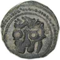 Italie, William II, Follaro, 1166-1189, Messina, Bronze, TTB+ - Sizilien