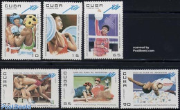 Cuba 1995 Pan American Games 6v, Mint NH, Sport - Athletics - Baseball - Boxing - Sport (other And Mixed) - Volleyball.. - Neufs